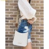  Túi Đeo Chéo Michael Kors Signature Briley Small Messenger Crossbody Vanilla 35S1G7M1B 