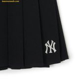  Chân Váy Xếp Ly MLB Women's Sporty Varsity Pleated Skirt NY (Black) 3FSKV0143-50BKS 