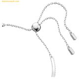  Vòng Tay, Lắc Tay Swarovski Iconic Swan Bangle Swan, Blue, Rhodium plated 5660595 