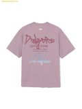  Áo Phông MLB Basic Street Color Letter Oversized Short Sleeve T-shirt LA Dodgers Lavender 3ATSB1563-07LDL 