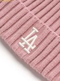  Mũ Len MLB Daily Pom Pom Beanie LA Dodgers 3ABNB1556-07PKL Hồng 