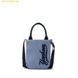  Túi Đeo Chéo MLB Varsity Cursive Denim Mini Crossbody Bag New York Yankees (Indigo) 