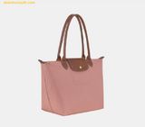  Túi Xách Longchamp Le Pliage Original Shopper Rosethe Size M Màu Hồng Nhạt 