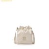 Túi Đeo Chéo MLB Drawstring Mini Bucket Bag Monogram Series New York Yankees 7ACRMD65N-50CRM Trắng