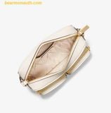  Túi Đeo Chéo Michael Kors Jet Set Medium Leather Crossbody Bag with Case for Apple Airpods Pro® - Cream 
