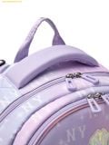  Balo Kèm Túi Tote MLB Aurora Monogram Backpack Set NY L.Lavender 7FBKM015N-50LDL 