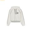 Áo Hoodie MLB Women's Sporty Varsity Banded Crop Hoodie NY (Cream) 3FHDV0344-50CRS