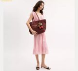  Túi Tote Coach Large City Tote Bag With Charms Gold Russet CES20 