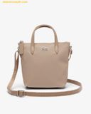  Túi Tote Lacoste Tote Bag Begi - Size Mini - NF2609PK (Kèm Dây) Taupe 
