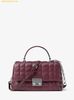  Túi Xách Michael Kors Tribeca Medium Quilted Leather Satchel Oxblood 30F5S2RS2L 