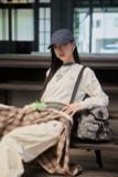  Balo MLB Denim Backpack Monogram Series New York Yankees 3ABKM065N-50CGS 