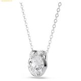  Dây Chuyền Swarovski Bella V pendant Round cut, 5535526, Bạc 