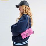  Túi Xách Coach Tabby 20 Quilted Chain Shoulder Bag - Tím nhạt 