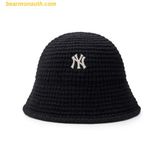  Mũ Len MLB Basic Wool Knit Dome Hat New York 3AHTW0236-50BKS Đen 