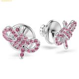  Bông Tai, Khuyên Tai Swarovski Lifelong Bow stud earrings 5723557, Hồng 