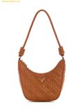 Túi Đeo Vai Guess Adelasia Top Zip Shoulder Bag Brown 