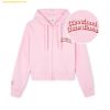 Áo Crop Hodie MLB Women's Varsity Crop Top CLE (L.Pink) 3FTRV0541-45PKL