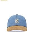  Mũ Lưỡi Trai MLB New York Yankees Denim Suede Touch Unstructured Ball Cap 3ACPB125N-50BGS Xanh 