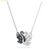 Dây Chuyền, Vòng Cổ Swarovski Swan pendant Swan, Black, Mixed metal finish 5705721