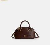  Túi Đeo Chéo Coach Lara Mini Satchel Bag Maple CEA01 