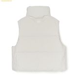  Áo Khoác Phao Ghile MLB Women's Varsity Padded Vest NY (Cream) 3FDVV1046-50CRS 