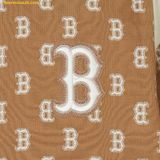  Áo Khoác MLB Jacket Baseball Jacket Monogram Series Boston Red Sox 3AJPM0141-43BGD Màu Nâu 