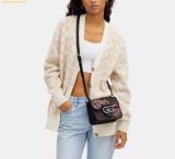  Túi Đeo Chéo Coach Morgan Square Crossbody in Signature Canvas with Rose Print CL415 