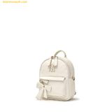  Balo Mini MLB Pu Embo Mini Backpack Monogram Series New York Yankees 7ABKM036N-50CRS white 
