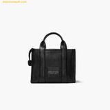  Túi Tote Vuông Marc Jacobs The Leather Small Crossbody Tote Bag 26 Black 
