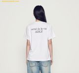  Áo Phông ADLV Classic Logo Short Sleeve T-Shirt Trắng 