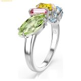  Nhẫn Swarovski Gema ring Mixed cuts, Multicolored, Rhodium plated 5708940 