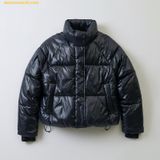  Áo Khoác Phao SAPO Pastel Puffer SPJPE4TG11 - Đen 