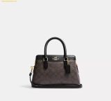  Túi Xách Coach Mini Darcie Carryall Bag In Signature Canvas Brown Black CH174 