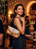  Túi Đeo Vai Michael Kors Soho Small Printed Signature Logo Convertible Crossbody Bag Rad Orange Melange 35S6G1SC5U 