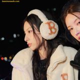  Chụp Tai Lông MLB Logo Boston Red Sox Màu Kem 3AETEP236-43CRD 