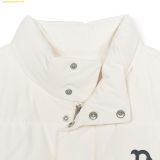  Áo Khoác Phao Ghile MLB Mega Logo Heavyweight Padded Vest BOS (Cream) 3ADVB0146-43CRS 