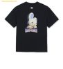 Áo Phông MLB Bunny back graphic oversized short-sleeve t-shirt LA Dodgers Black 3ATSN7163-07BKS