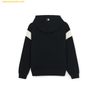  Áo Hoodie Zip MLB Sporty Varsity Shoulder Contrast Hooded Zip-Up NY (Black) 3ATRV0144-50BKS 
