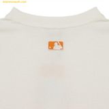  Áo Phông MLB Cube Clipping Monogram Overfit Short Sleeve T-Shirt NY (Cream) 3ATSM0333-50CRS 