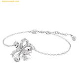  Lắc Tay, Vòng Tay Swarovski Volta Braceletbow, White, Rhodium Plated 5647581 