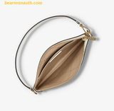  Túi Đeo Vai Michael Kors Jet Set Small Signature Logo Convertible Wristlet 35T4GTVW5V Trắng Logo 