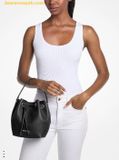  Túi Đeo Chéo Michael Kors Avery Medium Bucket Messenger Bag Black 30F5SQ7M3U 