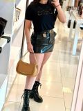  Túi Đeo Vai Michael Kors Carmela Crossbody Pochette Medium Brown 