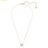 Dây Chuyền, Vòng Cổ Swarovski Una necklace Clover, Pink, Rose gold-tone plated 5514488 