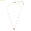  Dây Chuyền, Vòng Cổ Swarovski Una necklace Clover, Pink, Rose gold-tone plated 5514488 