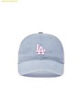  Mũ Lưỡi Trai MLB Basic Washed Unstructured Ball Cap LA Dodgers 3ACPVV14N-07SBS Skyblue 