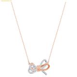  Dây Chuyền Swarovski Lifelong Bow pendant Bow, White, Mixed metal finish 5440636 