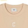  Áo Crop MLB Basic Small Logo Crop Short Sleeve T-shirt CLE (L.Beige) 3FTSB0443-45BGL 