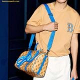  Túi Trống MLB Dia Poritiv Coated Canvas Rich Boston Red Sox 3ABWM013N-43SAS 