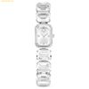  Đồng Hồ Swarovski Watch Octagon cut bracelet, White, Stainless steel 5729182 